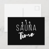 Sauna TIme Wellness Briefkaart (Voorkant / Achterkant)