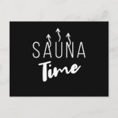 Sauna TIme Wellness Briefkaart (Voorkant)