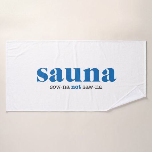 Sauna Towel Badhanddoek (Badhanddoek)
