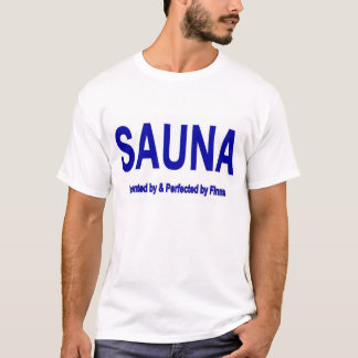 SAUNA — Uitgevonden door en perfect door Finnen T-shirt
