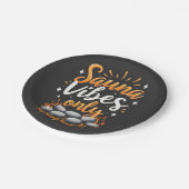Sauna Vibes Only Sauna Enthusiast Spa Dag Papieren Bordje (Gekanteld)