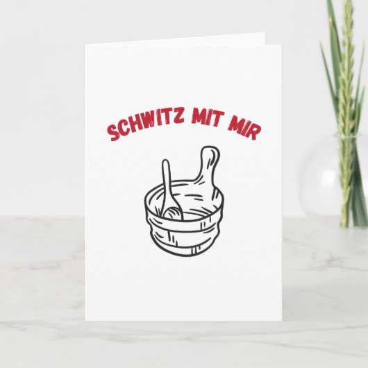 Sauna Zweet Met Mij Sauna's Kaart (Voorkant)