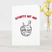 Sauna Zweet Met Mij Sauna's Kaart (Gele Bloem)