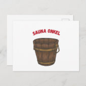 Sauna Zweten Met Mij Sauna's Briefkaart (Voorkant / Achterkant)