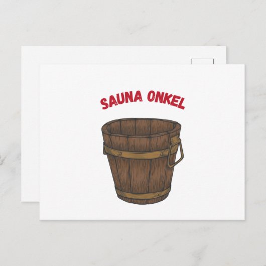 Sauna Zweten Met Mij Sauna's Briefkaart (Voorkant / Achterkant)