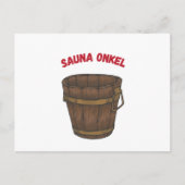 Sauna Zweten Met Mij Sauna's Briefkaart (Voorkant)