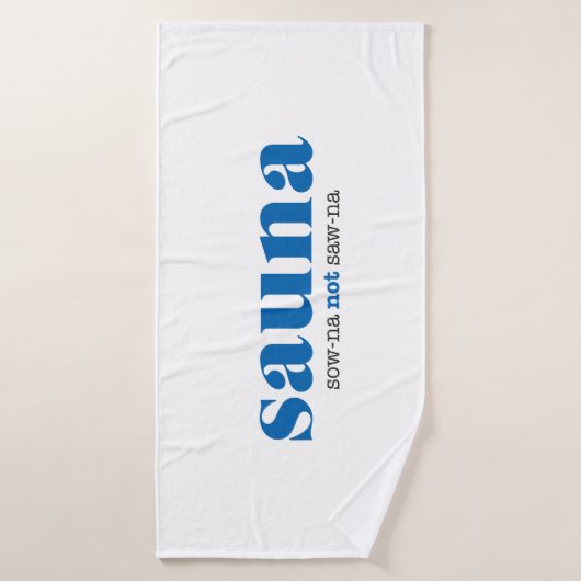 Saunahanddoek Badhanddoek (Badhanddoek)