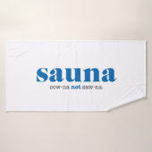 Saunahanddoek Badhanddoek (Badhanddoek)