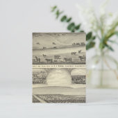 Saunders County Boerderijen, Nebraska Briefkaart (Staand voorkant)