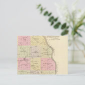 Saunders County, Nebraska Briefkaart (Staand voorkant)