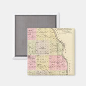 Saunders County, Nebraska Magneet (Voorkant / Achterkant)
