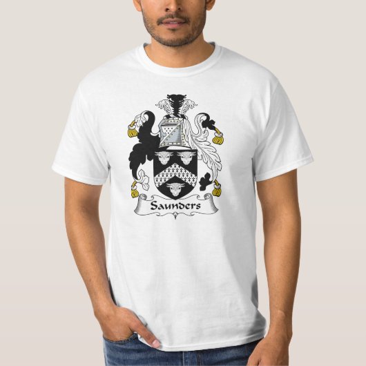 Saunders Family Crest T-shirt (Voorkant)
