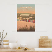 Saunton Sands Devon Reisposter Poster (Keuken)