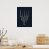 Sauron Head-pictogram Poster (Keuken)