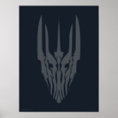 Sauron Head-pictogram Poster (Voorkant)