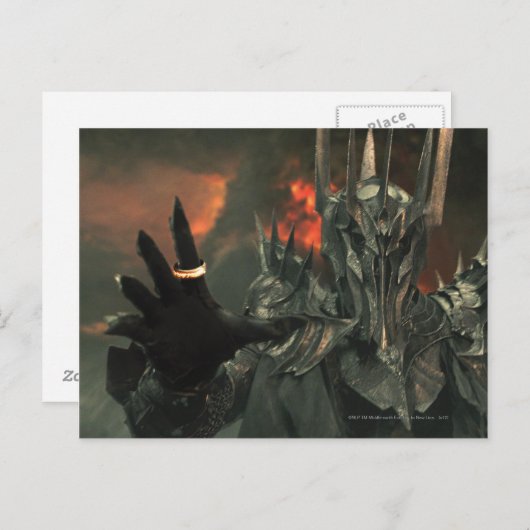 Sauron met hand briefkaart (Voorkant / Achterkant)