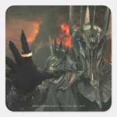 Sauron met hand vierkante sticker (Voorkant)