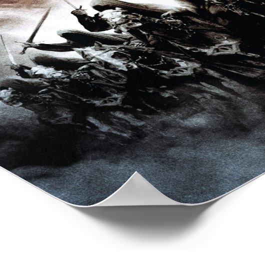 Sauron, Orcs, Witchking en ringrad Poster (Hoek)