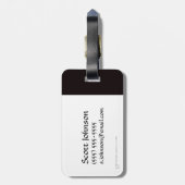 Sauron-pictogram Bagagelabel (Achterkant verticaal)