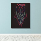 Sauron-pictogram Canvas Afdruk (Insitu (Houten vloer))