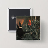Sauron wth Hand Vierkante Button 5,1 Cm (Voorkant /achterkant)