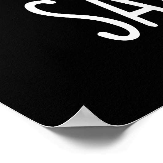 Saus-aged Funny Old Sausage Puns Dark BG Poster (Hoek)