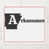 saus bier etiket (Enkel label)