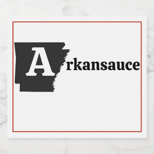 saus bier etiket (Enkel label)