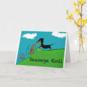 Saus hond kaart (Gele Bloem)