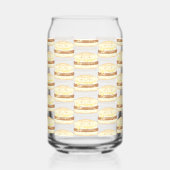 Sausage,Egg And Cheese Sandwich  Blikvorm Glas (Achterkant)