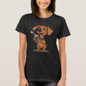 Sausage power Mini dachshund T-shirt (Voorkant)