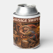 Sausage Swiper Yule Lad blikje koeler (Blikje Voorkant)