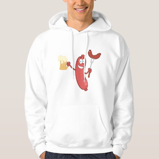 Sausages And Beer Hoodie (Voorkant)