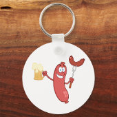 Sausages And Beer Sleutelhanger