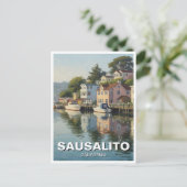 Sausalito California Briefkaart (Staand voorkant)