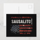 Sausalito California Briefkaart (Voorkant / Achterkant)