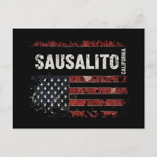 Sausalito California Briefkaart (Voorkant)