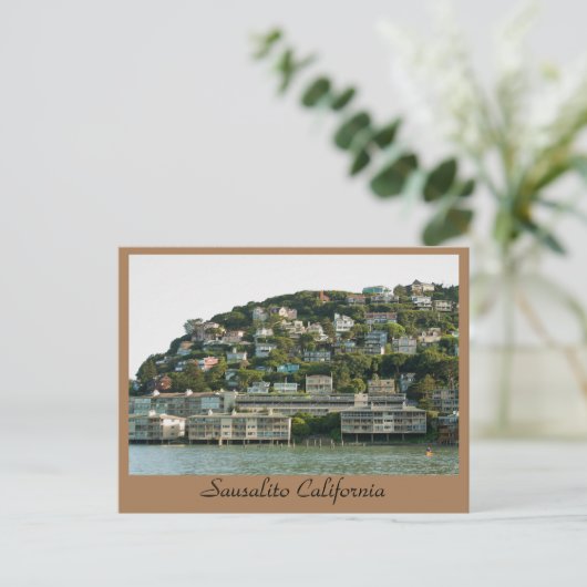 Sausalito California Briefkaart (Staand voorkant)