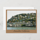 Sausalito California Briefkaart (Voorkant / Achterkant)