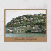 Sausalito California Briefkaart (Voorkant)