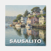 Sausalito California Magneet (Voorkant)