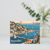 Sausalito Californië Briefkaart (Staand voorkant)