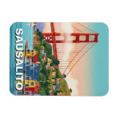 Sausalito Californië Magneet (Horizontaal)