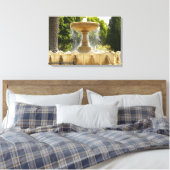 Sausalito Fountain California Travel Photography Canvas Afdruk (Insitu (Slaapkamer))