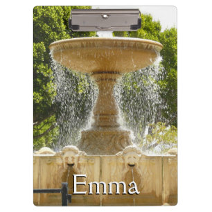 Sausalito Fountain California Travel Photography Klembord