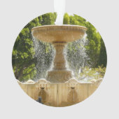 Sausalito Fountain California Travel Photography Ornament (achterkant)