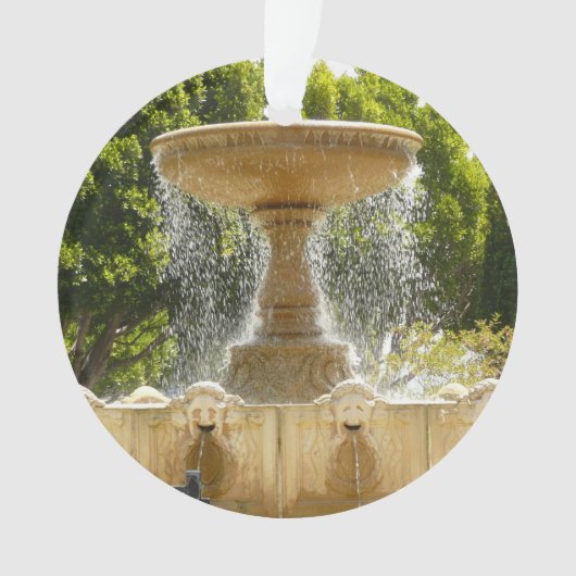 Sausalito Fountain California Travel Photography Ornament (voorkant)