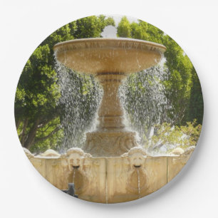 Sausalito Fountain California Travel Photography Papieren Bordje