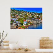 Sausalito Hillside Poster (Keuken)