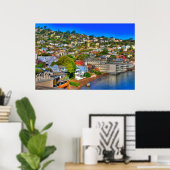 Sausalito Hillside Poster (Thuiskantoor)